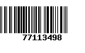 Código de Barras 77113498