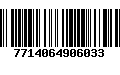 Código de Barras 7714064906033