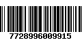 Código de Barras 7728996009915