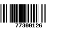 Código de Barras 77300126