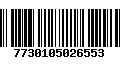 Código de Barras 7730105026553