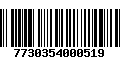 Código de Barras 7730354000519