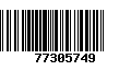 Código de Barras 77305749