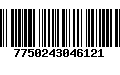 Código de Barras 7750243046121