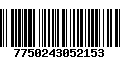 Código de Barras 7750243052153