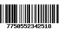 Código de Barras 7750552342518