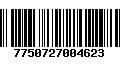 Código de Barras 7750727004623