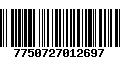 Código de Barras 7750727012697