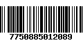 Código de Barras 7750885012089