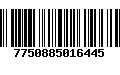 Código de Barras 7750885016445