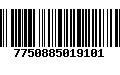 Código de Barras 7750885019101