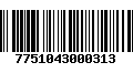 Código de Barras 7751043000313