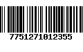 Código de Barras 7751271012355