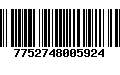 Código de Barras 7752748005924