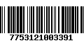 Código de Barras 7753121003391