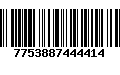 Código de Barras 7753887444414