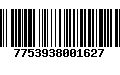 Código de Barras 7753938001627