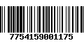 Código de Barras 7754159001175