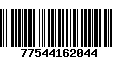 Código de Barras 77544162044