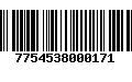 Código de Barras 7754538000171