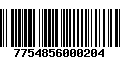 Código de Barras 7754856000204