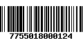 Código de Barras 7755018000124