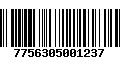 Código de Barras 7756305001237