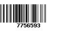 Código de Barras 7756593