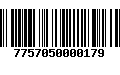 Código de Barras 7757050000179