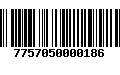 Código de Barras 7757050000186