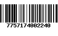 Código de Barras 7757174002240