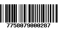 Código de Barras 7758079000287