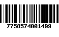 Código de Barras 7758574001499