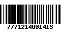 Código de Barras 7771214001413