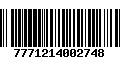 Código de Barras 7771214002748