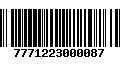 Código de Barras 7771223000087