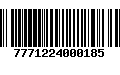 Código de Barras 7771224000185