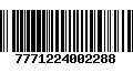 Código de Barras 7771224002288