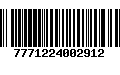 Código de Barras 7771224002912