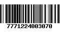 Código de Barras 7771224003070