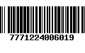 Código de Barras 7771224006019