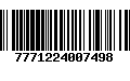 Código de Barras 7771224007498