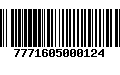 Código de Barras 7771605000124