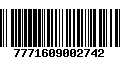 Código de Barras 7771609002742