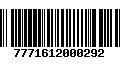 Código de Barras 7771612000292