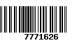 Código de Barras 7771626