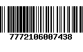 Código de Barras 7772106007438