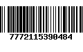 Código de Barras 7772115390484