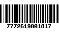 Código de Barras 7772619001817