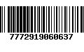 Código de Barras 7772919060637